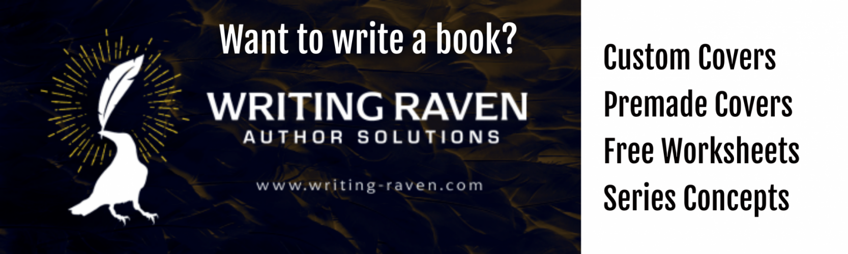 Writing Raven Author Solutions website for the writer who wants to sell